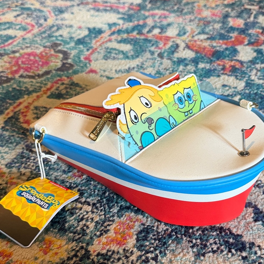 Loungefly SpongeBob SquarePants Kids Boat Crossbody Bag - Picture 9 of 9